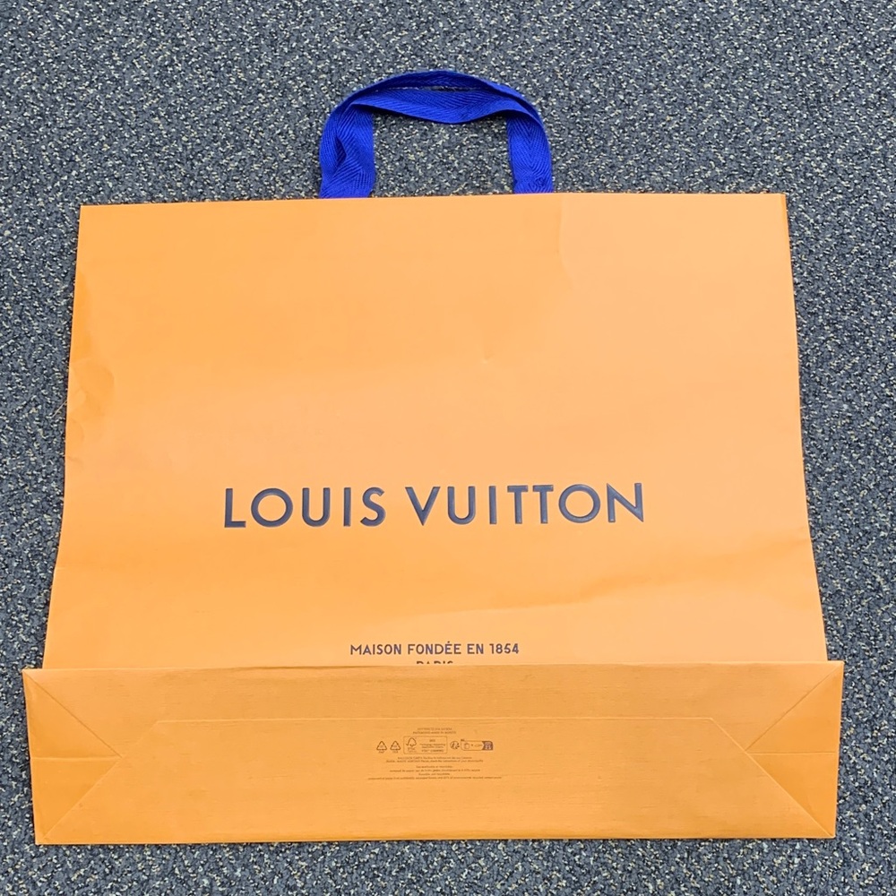 Louis Vuitton Bold Orange Shopping Bag